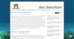 Desktop Screenshot of duechiacchiere.it